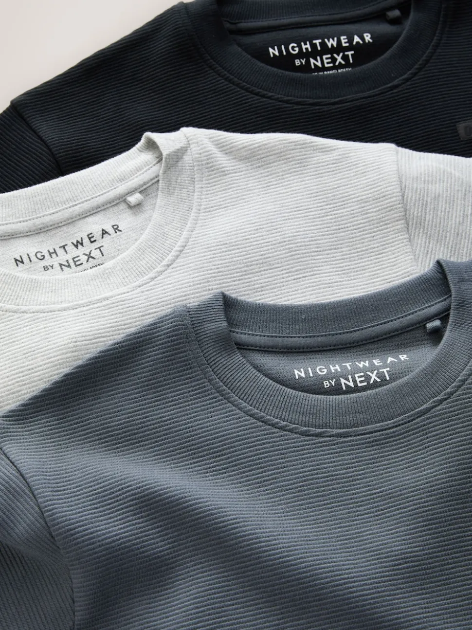 Noir/Gris - Pyjama court 3 Pack (3-16ans)