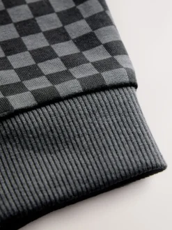 Noir/Gris - Survêtement classique en jersey (3mois-7ans)