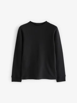 Noir/gris anthracite - Lot de 2 Hauts thermiques à manches longues (2-16ans)