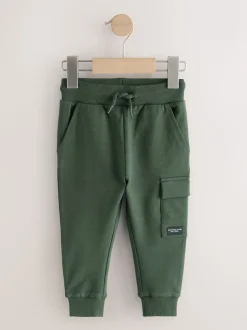 Noir/gris chiné/brun fauve - Lot de 5 joggings (3mois-7ans)