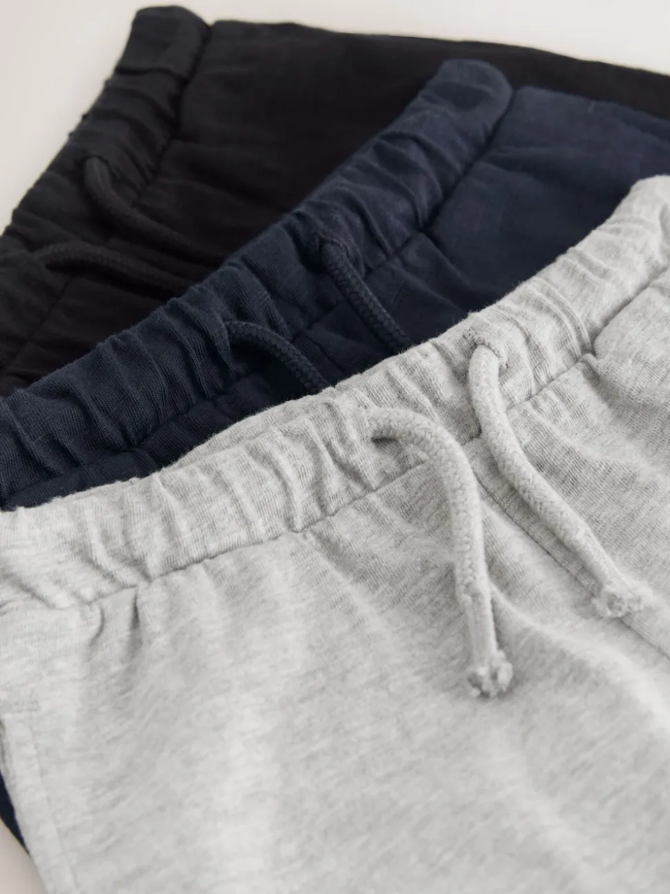Noir/gris/bleu marine - Shorts légers Lot de 3 (3mois à7ans)