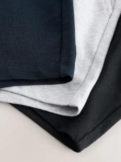 Noir/gris/bleu marine - Short en jersey 3 Pack (3mois-7ans)