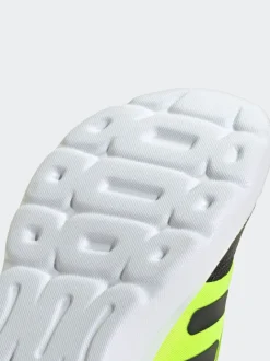 Noir/Jaune - adidas Tensaur Run 2.0 Baskets enfant à crochets et boucles