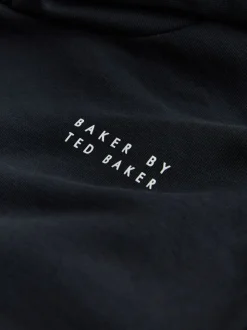 Noir/Jaune - Sweat à capuche Smiley World Baker by Ted Baker graphique