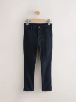 Noir/Marine - Lot de 2 pantalons chino skinny extensible (3-17ans)