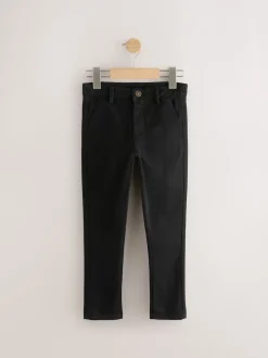 Noir/Marine - Lot de 2 pantalons chino skinny extensible (3-17ans)