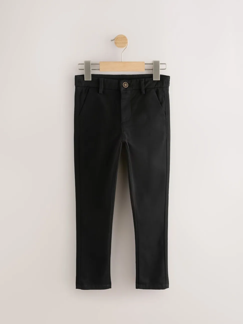 Noir/Marine - Lot de 2 pantalons chino skinny extensible (3-17ans)