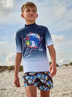 Noir/Marine - Rash Gilet (1.5-16ans)