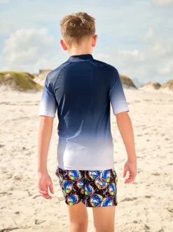 Noir/Marine - Rash Gilet (1.5-16ans)