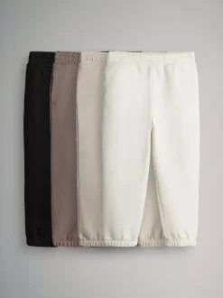 Noir/marron/Crème - The Set lot de 4 Survêtement en molleton à poignets