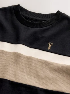 Noir/Neutre - T-shirt Manches courtes coloré (3-16ans)