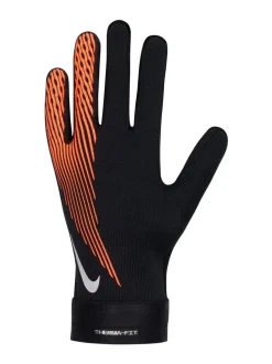 Noir/orange - Gants de football Nike Youth Academy ThermaFIT