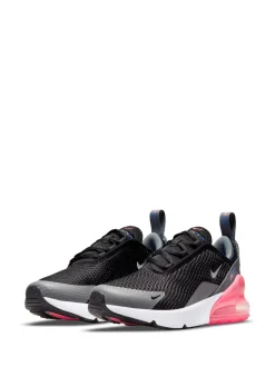 Noir/Rose - Nike Junior Air Max 270 Trainers