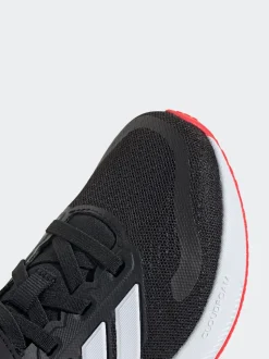 Noir/Rouge - adidas Baskets de course Runfalcon 5 à lacets élastiques pour enfant