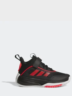Noir/Rouge - adidas Ownthegame 3.0 Baskets pour enfants