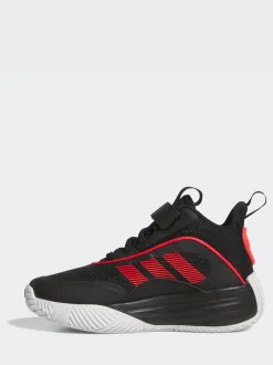 Noir/Rouge - adidas Ownthegame 3.0 Baskets pour enfants