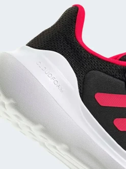 Noir/Rouge - adidas Tensaur Run 2.0 Baskets enfant à crochets et boucles