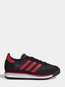 Noir/Rouge - Baskets Adidas Original SL 72 RS Junior