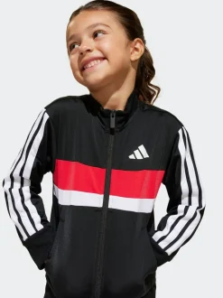 Noir/Rouge - Survêtement adidas Essentials Tiberio 3-Rayures pour petits enfants