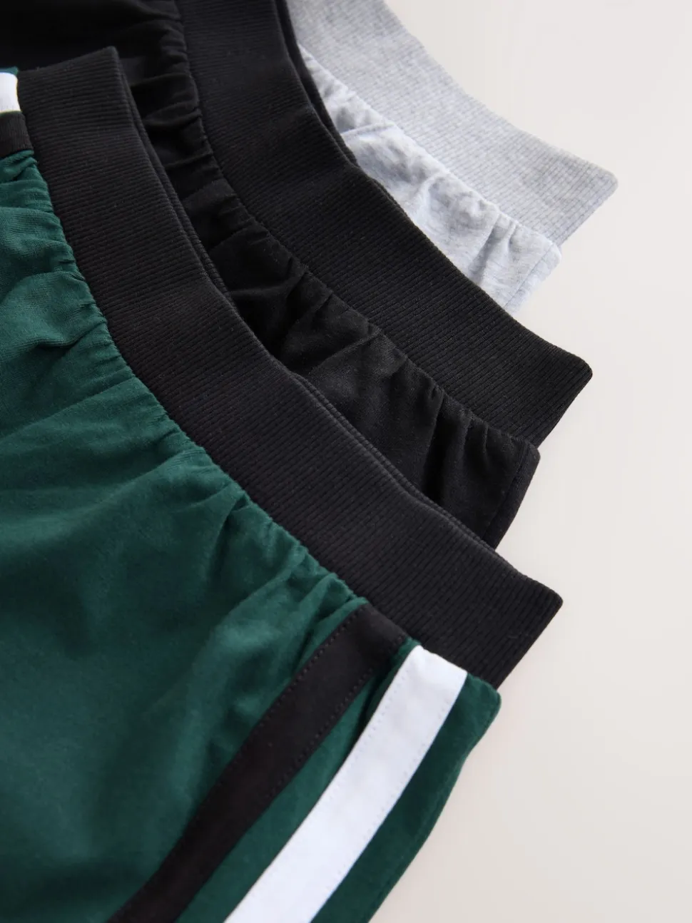 Noir/Vert - Pyjama court 3 Pack (3-16ans)