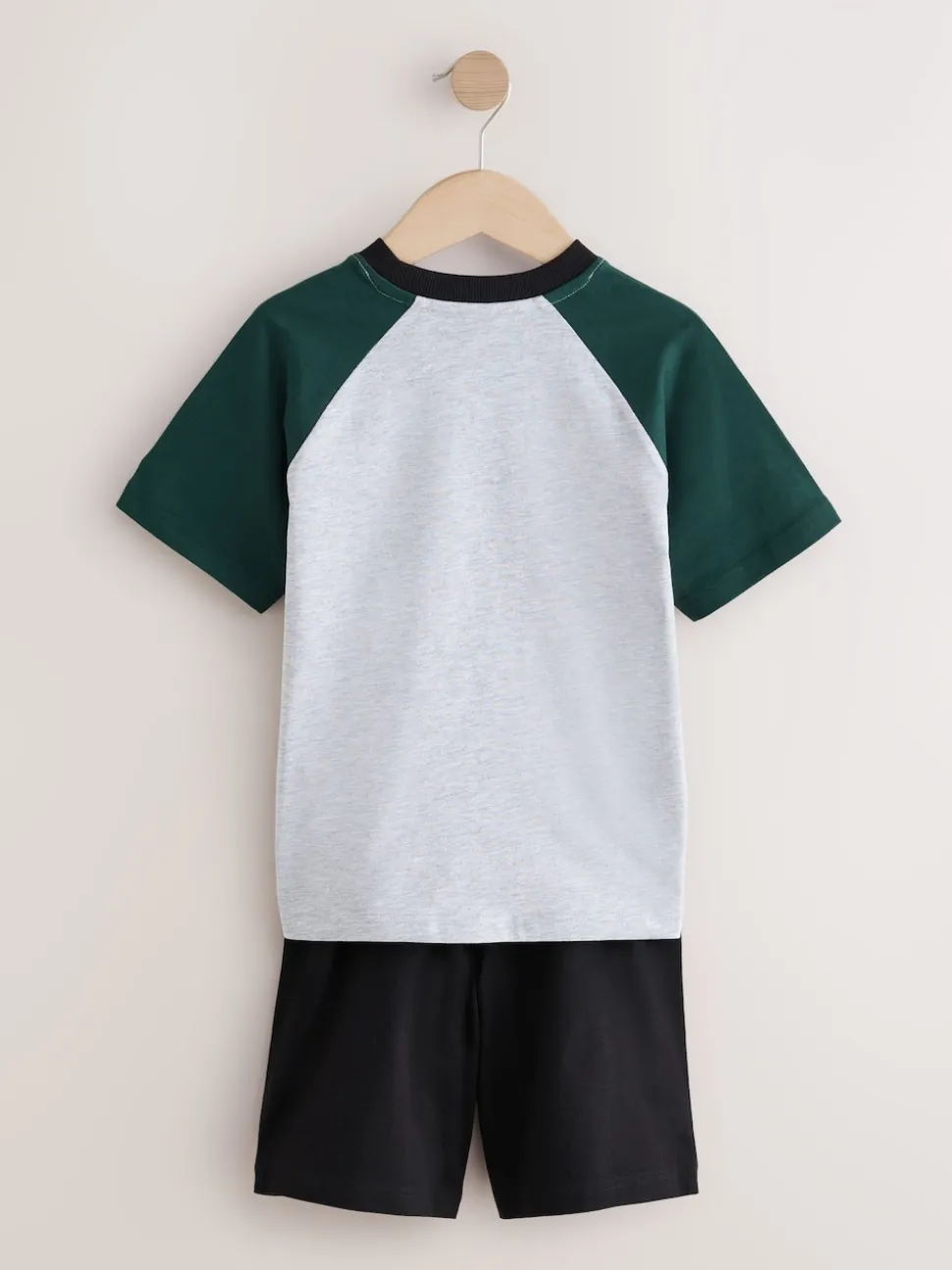 Noir/Vert - Pyjama court 3 Pack (3-16ans)