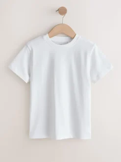 Noir/vert/bleu/blanc/rouille/gris - Lot de 8 T-shirts à manches courtes (3-16ans)