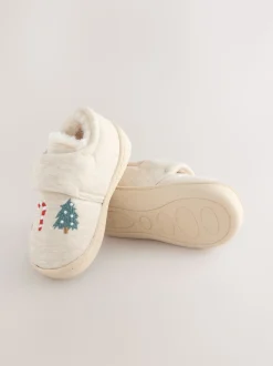 Noël neutre - Chaussons Cupsole doublés chauds