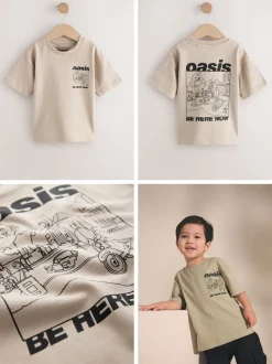 Oasisneutre - T-shirt Band Graphic Manches Courts (3mois-8ans)