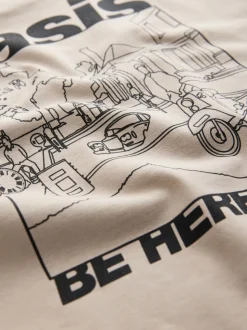 Oasisneutre - T-shirt Band Graphic Manches Courts (3mois-8ans)