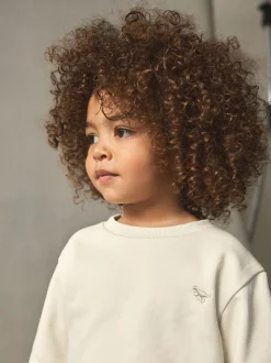 Off White écru - Ensemble sweat-shirt et jogging (3mois-7ans)