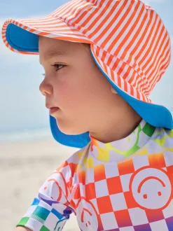 Orange - Bonnet de bain Légionnaire (3mths-10yrs)