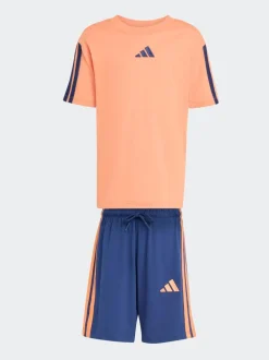 Orange - Ensemble t-shirt adidas Essentiels pour petits enfants