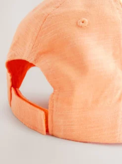 Orange - Jersey Baseball 100% Cotton Casquette (3mths-10yrs)