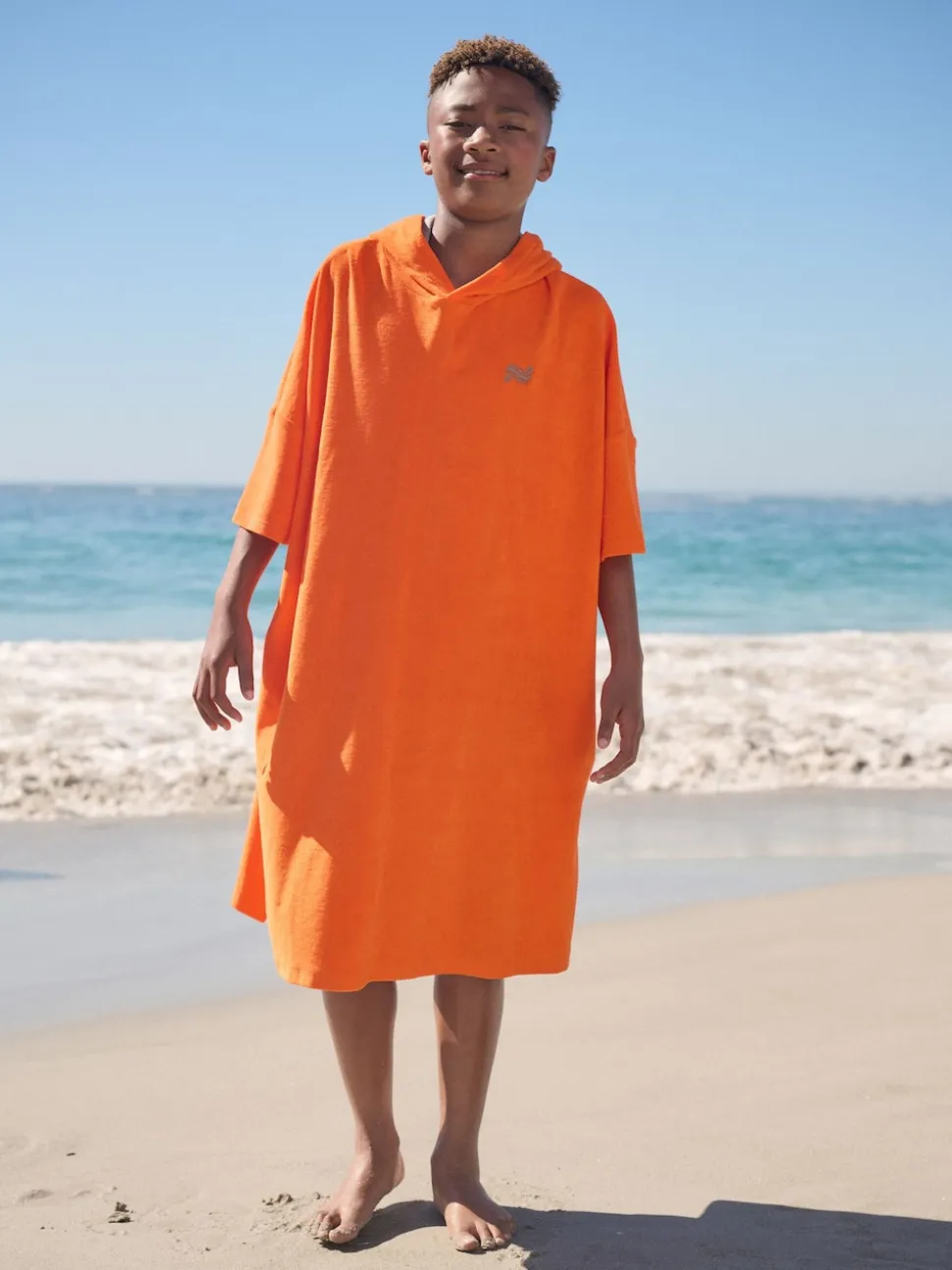 Orange - Poncho en éponge (3-16ans)