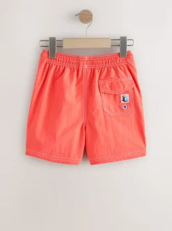 Orange - Short de bain à coutures contrastées (3-16ans)