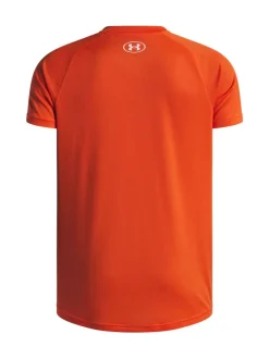 Orange - T-shirt Under Armour Cotton Tech 20 à manches courtes