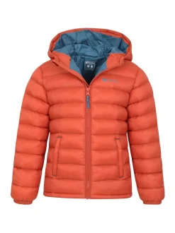 Orange brûlé - Veste matelassée imperméable Mountain Warehouse Seasons II enfant