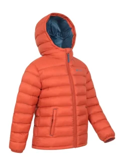 Orange brûlé - Veste matelassée imperméable Mountain Warehouse Seasons II enfant
