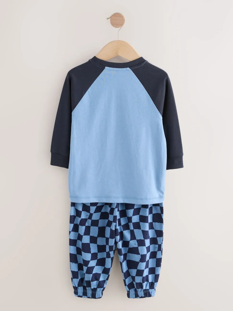 Orange/Dinosaur marine - Lot de 3 pyjamas oversize (9mois-10ans)