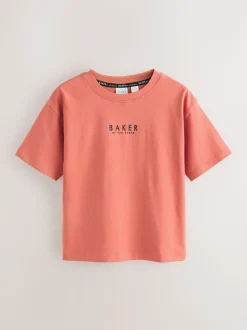 Orange/Noir/Beige Sable - Baker by Ted Baker T-shirt 3 Pack
