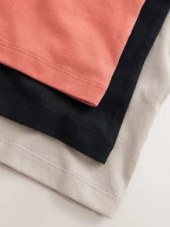 Orange/Noir/Beige Sable - Baker by Ted Baker T-shirt 3 Pack