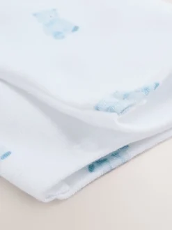 Ours bleu - Ensemble salopette et body en velours côtelé (0mois-2ans)