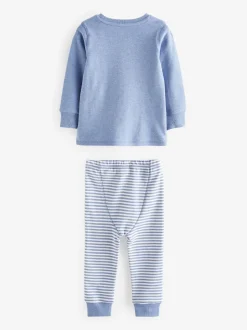 Ours bleu clair - Lot de 3 pyjamas Snuggle (9mois-6ans)