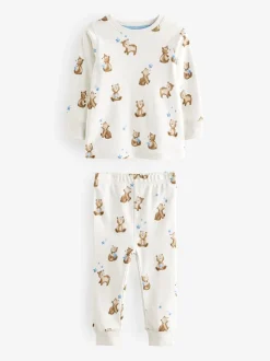 Ours bleu clair - Lot de 3 pyjamas Snuggle (9mois-6ans)