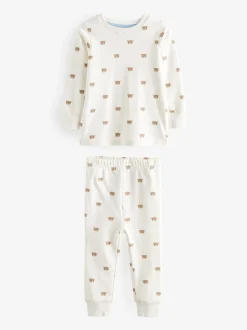 Ours bleu clair - Lot de 3 pyjamas Snuggle (9mois-6ans)