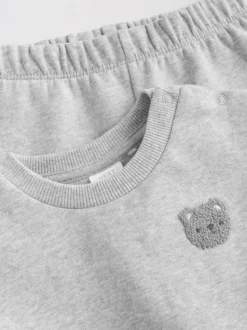 Ours gris - Ensemble Sweat-shirt et Survêtement bébé (0mois-2ans)