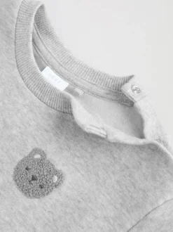 Ours gris - Ensemble Sweat-shirt et Survêtement bébé (0mois-2ans)