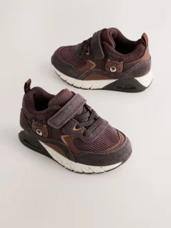 ours marron - Entraîneurs en dentelle élastique