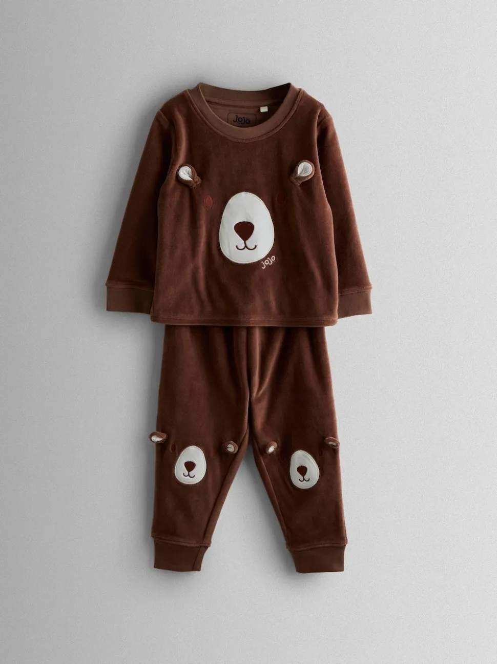 ours marron - Pyjama JoJo Maman Bébé en jersey douillet