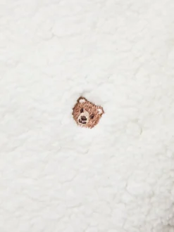 ours marron - Veste JoJo Maman Bébé réversible doublée de polaire